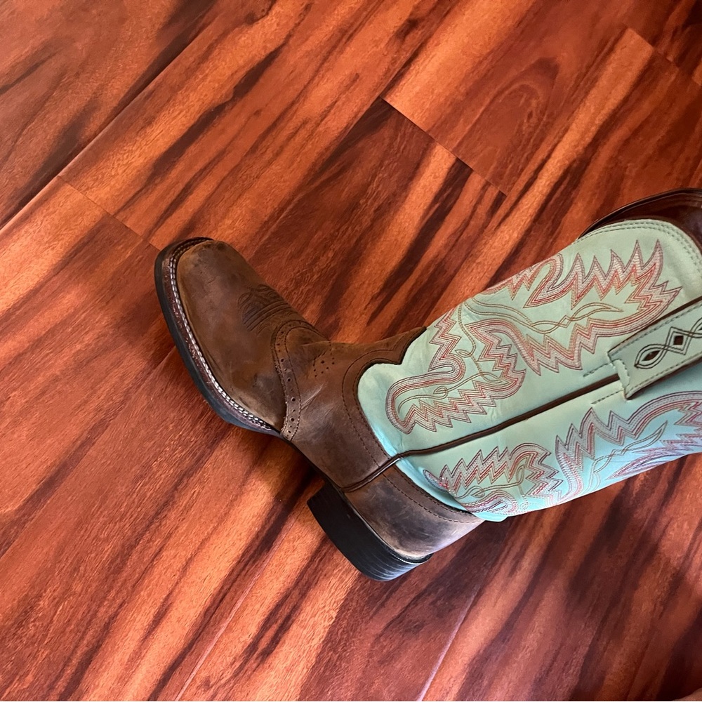 Justin Women Cowboy boots - Turquoise/Aqua